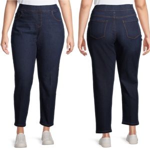Faded Glory Denim Pull on Straight Leg Jean